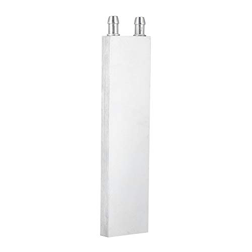 Annadue Multi-Größen Aluminiumlegierung Wassergekühlter Block, Niedrige Leckquote Flüssigerkühler Block, Industriewechselrichter für Computer-CPU-Wasserkühlung (40x160 mm) von Annadue