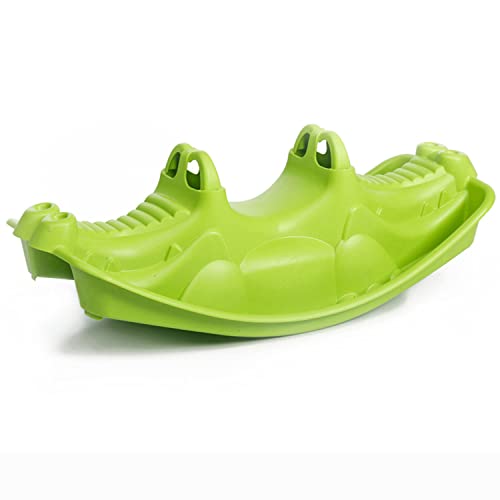 Annastore Kinderwippe - Kinderschaukel Krokodil für bis zu 3 Kinder L 101 cm - Schaukel - Rocker Kinderwippe - Hollywoodschaukel Crocodile Rocker Annastore Kinderwippe - Kinderschaukel Krokodil für bis zu 3 Kinder L 101 cm - Schaukel - Rocker Kinderwippe - Hollywoodschaukel Crocodile Rocker von Annastore