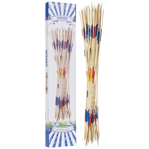 Annastore XXL Mikado Spiel aus Holz – 90 cm – 31 Teile – Outdoor & Indoor Geschicklichkeitsspiel für Kinder & Erwachsene – wetterfest, bunt lackiert, robust – Garten, Geburtstag Annastore XXL Mikado Spiel aus Holz – 90 cm – 31 Teile – Outdoor & Indoor Geschicklichkeitsspiel für Kinder & Erwachsene – wetterfest, bunt lackiert, robust – Garten, Geburtstag von Annastore