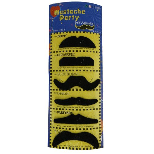 Schnurrbart 6-TLG. Set zum Ankleben Schnurrbart 6-TLG. Set zum Ankleben von Annastore