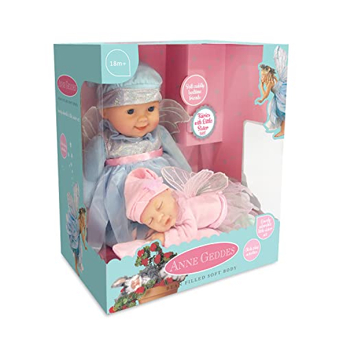 Anne Geddes 575705 Fairy Little Sister Set inkl. großen und kleinen weichen Körperpuppen von Anne Geddes