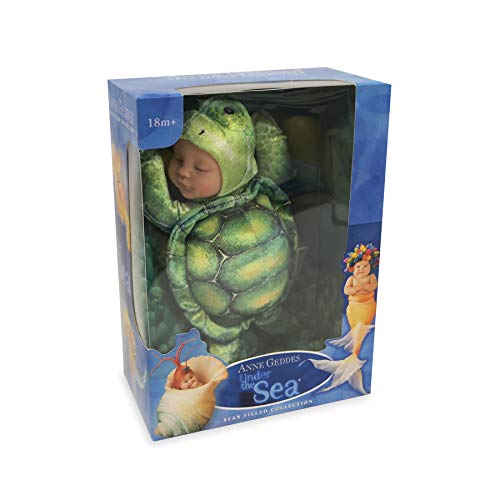 Anne Geddes 579162 Green Turtle 9 inch Baby Doll - Under The Sea Collection von Anne Geddes