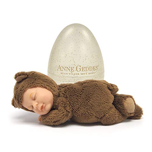 Anne Geddes 579304 Baby Bear Chocolate 22,9 cm Puppe – Glitzerei-Kollektion von Anne Geddes
