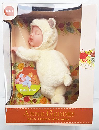 Anne Geddes Baby Bear Cream Beanie Doll von Anne Geddes