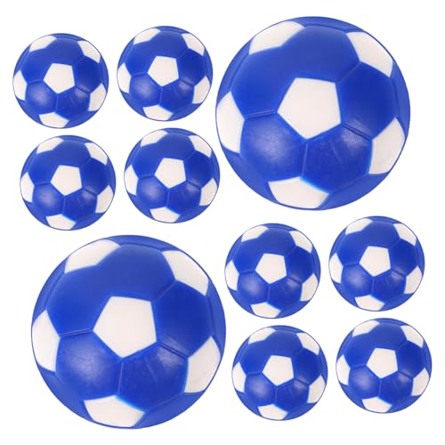 Anneome 10 Stück Tischfußball Kinderfußball Klein Desktop Schaum Zubehör Schüttgut Ersatz Tischfussball Jungs Bunt Für Party Fußbälle Auswechselbare Kickerbälle Fußballbälle Blue PVC von Anneome