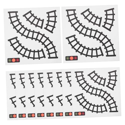 Anneome Zuggleis-wandaufkleber-Set 10 Stück Verkehrszeichen Lernkarten Für Kinder Anneome Zuggleis-wandaufkleber-Set 10 Stück Verkehrszeichen Lernkarten Für Kinder von Anneome