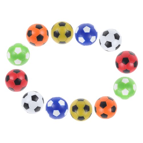 Anneome 12 Stück Teiliges Tischfußball Bälle Ersatzbälle für Tischkicker Geeignet für Standard Tischfußballspiele Hellgrün Rot Schwarz Gelb Orange Anneome 12 Stück Teiliges Tischfußball Bälle Ersatzbälle für Tischkicker Geeignet für Standard Tischfußballspiele Hellgrün Rot Schwarz Gelb Orange von Anneome