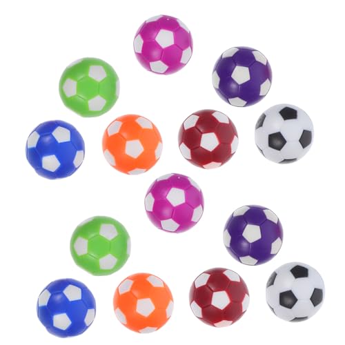 Anneome 14 Stück Teiliges Tischfußball Ersatzbälle für Kickertisch Glatte Oberfläche Leicht zu Reinigen Stilvolles Design für Verbessertes Spielvergnügen für Familien Zuhause von Anneome