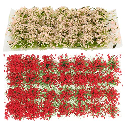 Anneome 2 Boxen Künstliche Blumenbüschel Harz Boxen mit Statischen Grasbüscheln für Miniaturmodelle für Modellbahnlandschaften DIY Szenen und Puppenhaus Dekorationen Anneome 2 Boxen Künstliche Blumenbüschel Harz Boxen mit Statischen Grasbüscheln für Miniaturmodelle für Modellbahnlandschaften DIY Szenen und Puppenhaus Dekorationen von Anneome