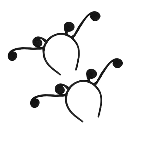 Anneome 2 Stück Antennen Stirnbänder Halloween Party Haarreifen Kostüm Zubehör für Cosplay Bühnenauftritte Leicht Langlebig Verspieltes Design Geeignet für Fasching und Maskerade von Anneome