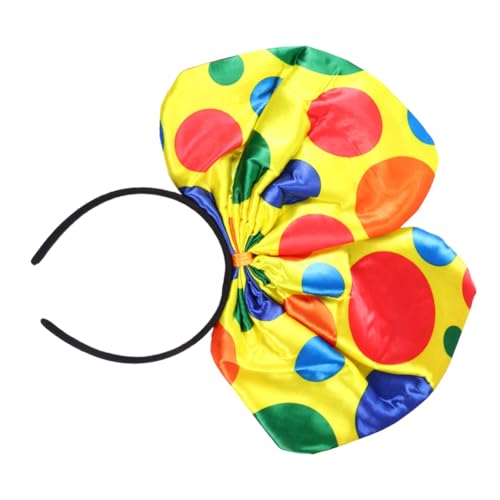 Anneome 2 Stück Großes Bowknot Haarband Clown Stirnband Haarreif Cosplay Kopfschmuck für Party Kostümfest und Fotozubehör Anneome 2 Stück Großes Bowknot Haarband Clown Stirnband Haarreif Cosplay Kopfschmuck für Party Kostümfest und Fotozubehör von Anneome