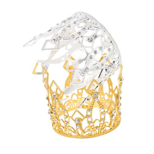 Anneome 2 Stück Mini Krone Tortendeko aus Legiertem und Strass Vintage Cupcake und Geburtstagskronen Edle Kuchenornamente für Party und Hochzeit Anneome 2 Stück Mini Krone Tortendeko aus Legiertem und Strass Vintage Cupcake und Geburtstagskronen Edle Kuchenornamente für Party und Hochzeit von Anneome