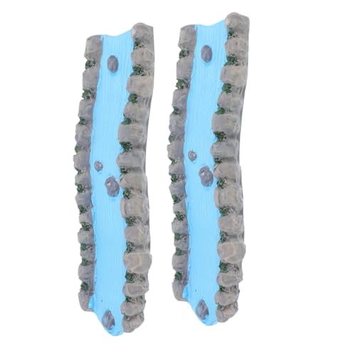 Anneome 2 Stück Miniatur Flusslauf aus Robustem Resin für Feengarten Dekoration Lebendige Mikro Landschaft Accessoires für Garten Basteln Entspannende Wohn und Bürodeko Anneome 2 Stück Miniatur Flusslauf aus Robustem Resin für Feengarten Dekoration Lebendige Mikro Landschaft Accessoires für Garten Basteln Entspannende Wohn und Bürodeko von Anneome