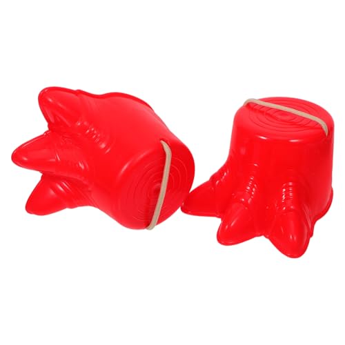 Anneome 2 Stück Stelzenschuhe aus Kunststoff Rot Outdoor Sportspielzeug für Balancetraining Fein Verarbeitet Fördert Gleichgewicht und Koordination Geeignet für Garten und Spielplatz Anneome 2 Stück Stelzenschuhe aus Kunststoff Rot Outdoor Sportspielzeug für Balancetraining Fein Verarbeitet Fördert Gleichgewicht und Koordination Geeignet für Garten und Spielplatz von Anneome