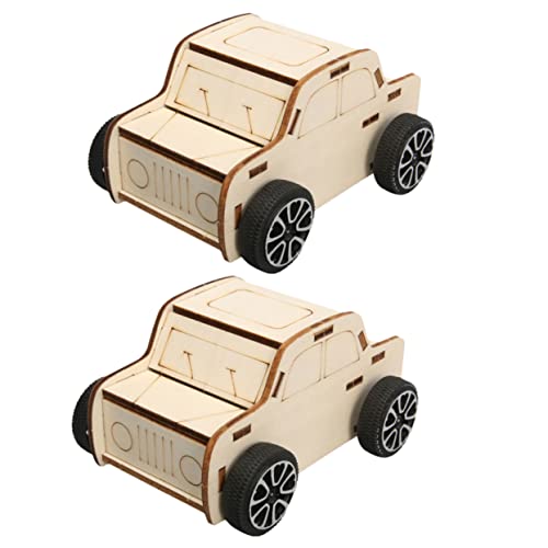 Anneome 2 Stück Teiliges DIY Holzauto Bausatz Handgefertigt Naturbelassenes Holzfahrzeug Bastelset für Fördert Wissenschaftslernen Kreativität und Feinmotorik als Pädagogisches Anneome 2 Stück Teiliges DIY Holzauto Bausatz Handgefertigt Naturbelassenes Holzfahrzeug Bastelset für Fördert Wissenschaftslernen Kreativität und Feinmotorik als Pädagogisches von Anneome