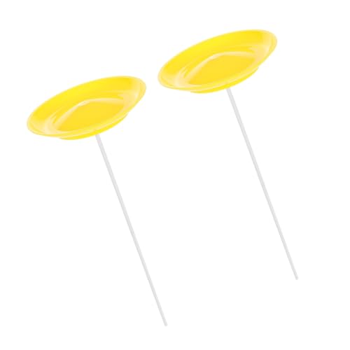 Anneome 2 Stück Teiliges Jonglier-Set mit Kunststoff-tellern und Stäben Leichtes Zirkus-top-Stick Jonglier-fähigkeiten Stabiler Balance-jonglierkreis für Erwachsene Karneval und Party von Anneome