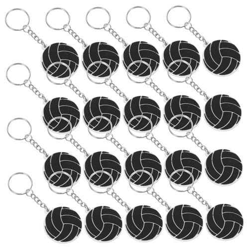 Anneome 20 Stück Teiliges Volleyball Schlüsselanhänger aus Leichtem Langlebigem PVC Vielseitig als Sport Schlüsselring und Dekorativer Anhänger für Rucksäcke Handtaschen als Partydeko und Anneome 20 Stück Teiliges Volleyball Schlüsselanhänger aus Leichtem Langlebigem PVC Vielseitig als Sport Schlüsselring und Dekorativer Anhänger für Rucksäcke Handtaschen als Partydeko und von Anneome