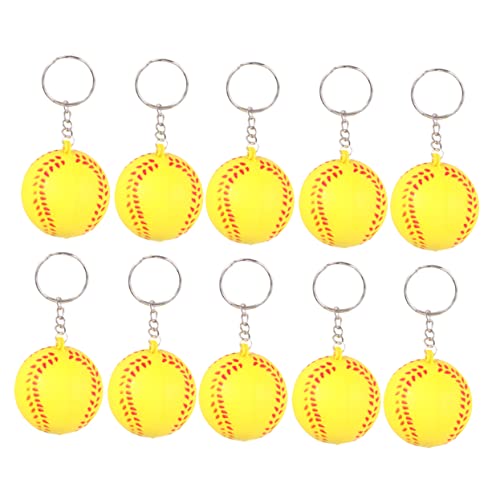 Anneome 20 Stück Gelbe Baseball Schlüsselanhänger Sport Langlebiger PU Schaum für Kindergeburtstage Partygeschenke Taschen Dekoration Anneome 20 Stück Gelbe Baseball Schlüsselanhänger Sport Langlebiger PU Schaum für Kindergeburtstage Partygeschenke Taschen Dekoration von Anneome