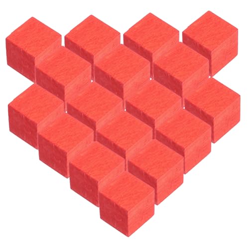 Anneome 20Stücke Quadratische Holzklötze DIY Bastelbedarf für Zählwürfel aus Natürlichem für Kreative Projekte und Lernspiele von Anneome