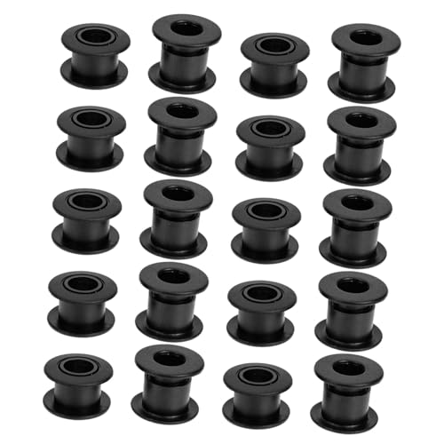 Anneome 24 Stück Teiliges Foosball Table Lagerbuchsen Präzise Foosball Spiel Ersatzteile Reibungsarme Fußballtisch Lager für Tischfußball Einfache Montage Schwarz Kompatibel mit Standard von Anneome