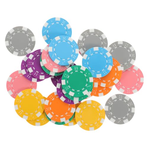 Anneome 28 Stück Teiliges Poker Chips Stapelbare Zählchips aus Material für Pokerpartys und Spieleabende Leuchtenden Farben Anneome 28 Stück Teiliges Poker Chips Stapelbare Zählchips aus Material für Pokerpartys und Spieleabende Leuchtenden Farben von Anneome