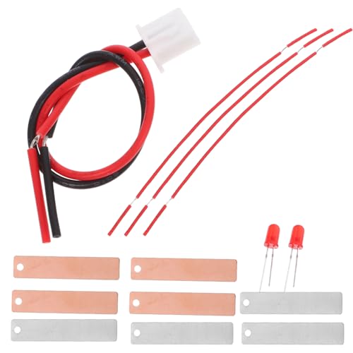 Anneome 2Sätze DIY Kartoffellicht Wissenschaftsset Obstbatterie für Experimente Pädagogisches Physik Kit mit RGB LED für Laborprojekte für Schule Wissenschaftsmessen von Anneome