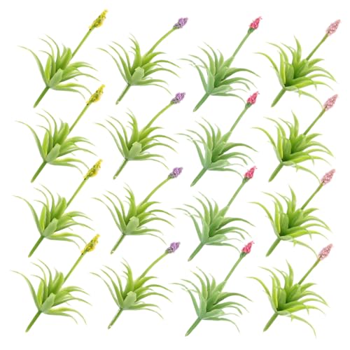 Anneome 30Stücke Simulierte Grasblumenmodelle für DIY Sandtisch Realistische Dekoration für Feengärten und Heimprojekte von Anneome