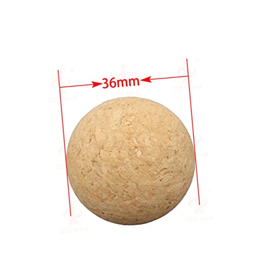Anneome 4 Stück Holz Tischfußballbälle Kicker Ersatzbälle für Standard Tischkicker Geeignet Langlebig und Interaktiv für und Lernfußball von Anneome