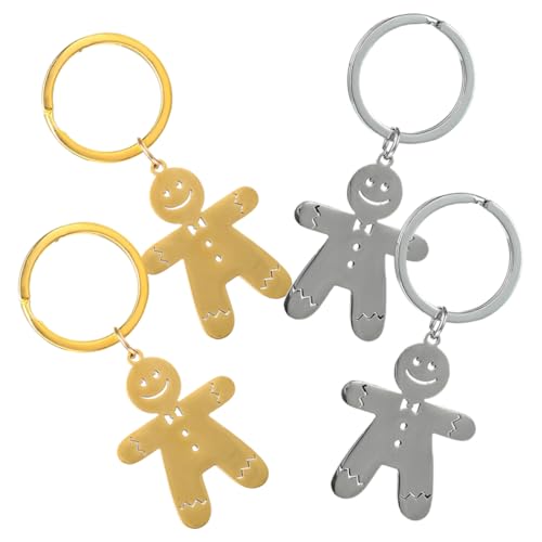 Anneome 4 Stück Lebkuchenmann Schlüsselanhänger Doppel Bh Weihnachtsleiter Lichtknopf Platte Wiederaufladbarer Karabiner Lebkuchenornamente Für Tablett Spender Gastgeschenk Anneome 4 Stück Lebkuchenmann Schlüsselanhänger Doppel Bh Weihnachtsleiter Lichtknopf Platte Wiederaufladbarer Karabiner Lebkuchenornamente Für Tablett Spender Gastgeschenk von Anneome