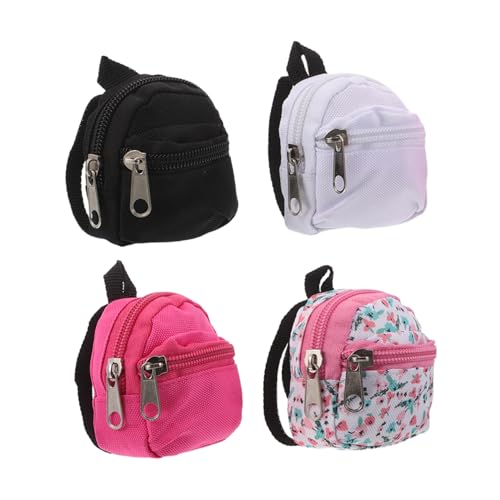 Anneome 4 Stück Maßstab Robuste Polyester Schulranzen mit Reißverschluss Realistische Miniatur Taschen für Rollenspiele Puppenhaus Deko Vielseitig für Kreative Spielszenen Anneome 4 Stück Maßstab Robuste Polyester Schulranzen mit Reißverschluss Realistische Miniatur Taschen für Rollenspiele Puppenhaus Deko Vielseitig für Kreative Spielszenen von Anneome