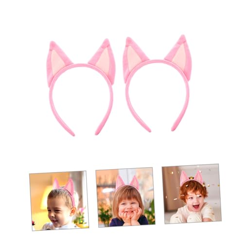 Anneome 4 Stück Teiliges Schäferhund Ohren Stirnband Weiches Bequemes Hunde Kostüm Zubehör Dekorativ für Partys Cosplay Vielseitiges Tier Kopfschmuck für Erwachsene von Anneome