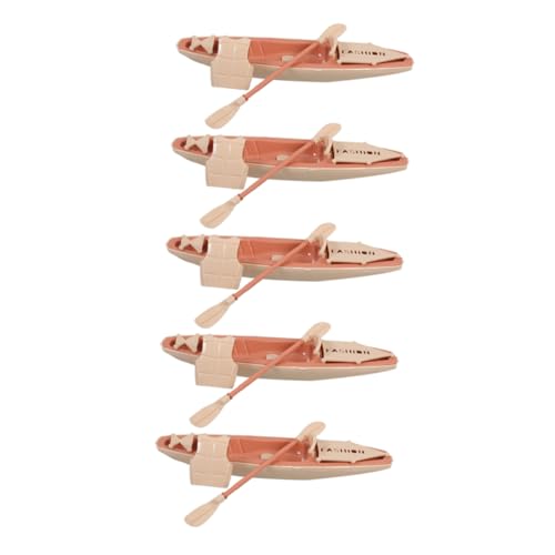 Anneome 5 Sätze Mini Kajak Modell mit Paddel und Schwimmweste Kunststoff Kanu Robuste Miniatur Boot Figurine für Puppenhaus Deko Outdoor Wassersport Anneome 5 Sätze Mini Kajak Modell mit Paddel und Schwimmweste Kunststoff Kanu Robuste Miniatur Boot Figurine für Puppenhaus Deko Outdoor Wassersport von Anneome