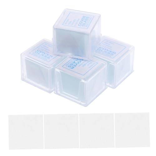 Anneome 500 Stück Glasrutsche Objektträger für Mikroskop Folien präparierte Objektträger gleiten Laborverbrauchsmaterial Objektträger Set quadratische Deckgläser Objektträger aus Glas Anneome 500 Stück Glasrutsche Objektträger für Mikroskop Folien präparierte Objektträger gleiten Laborverbrauchsmaterial Objektträger Set quadratische Deckgläser Objektträger aus Glas von Anneome