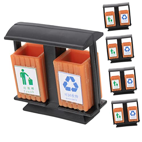 Anneome 5Stücke Mini Mülltonnen für Puppenhaus Realistische Abfallbehälter für Mikro Dekoration für Sandtisch und Mini Lebendige Details und Gestaltung Anneome 5Stücke Mini Mülltonnen für Puppenhaus Realistische Abfallbehälter für Mikro Dekoration für Sandtisch und Mini Lebendige Details und Gestaltung von Anneome
