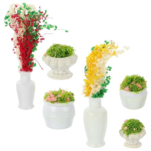 Anneome 6 Stück Teiliges Landschaftsmodell Dekorative Kunstpflanzen für DIY Spieltisch und Mikrolandschaften Realistische Blumenmodelle für Bastelprojekte Zufällige Farbe Anneome 6 Stück Teiliges Landschaftsmodell Dekorative Kunstpflanzen für DIY Spieltisch und Mikrolandschaften Realistische Blumenmodelle für Bastelprojekte Zufällige Farbe von Anneome