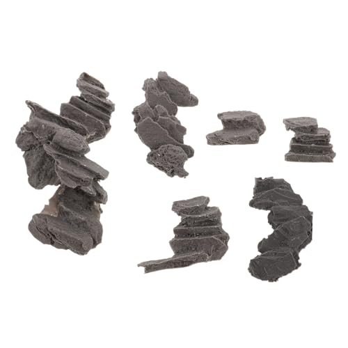 Anneome 6 Stück Teiliges Miniatur Stein-treppen Langlebige Detailreiche Miniatur-felsstufen Realistische Natürliche Farben für Diorama Eisenbahnlandschaft Sandtisch und Anneome 6 Stück Teiliges Miniatur Stein-treppen Langlebige Detailreiche Miniatur-felsstufen Realistische Natürliche Farben für Diorama Eisenbahnlandschaft Sandtisch und von Anneome