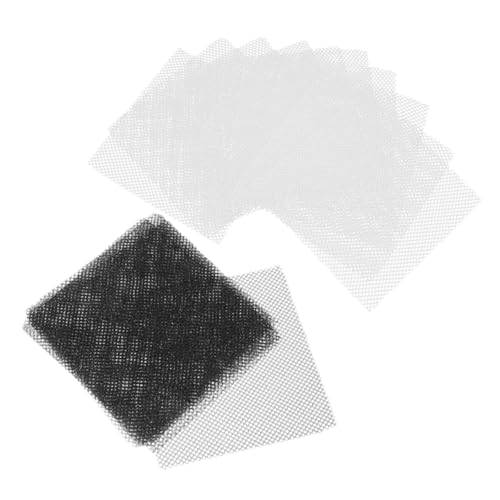 Anneome 60 Stück Teiliges Eye Mesh Atmungsaktive Weiße und Schwarze Netzstoffe für Diy-masken Fursuit-cosplay Tiermasken und Kreative Bastelprojekte von Anneome