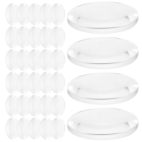 Anneome 60 Stück Teiliges Transparentes Acryl Optisches Linsen kit für Physikunterricht DIY Experimente Lernhilfe Langlebig Vielseitig Einsetzbar von Anneome