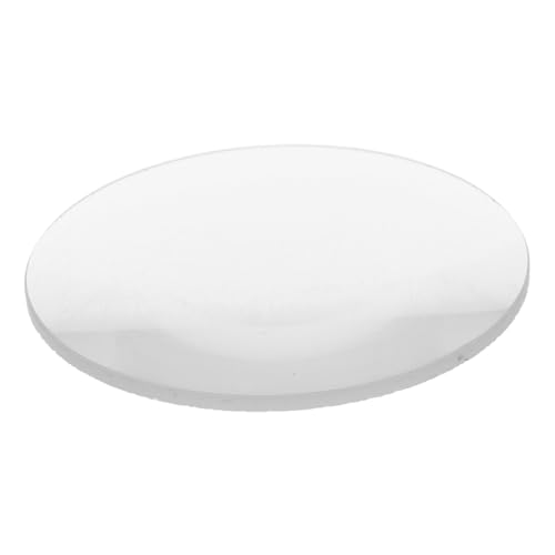 Anneome Bikonvexe Glaslinse Brennweite Optische Linse für Physikunterricht Solarexperimente Diy-projekte Langlebige Vergrößerungslinse von Anneome