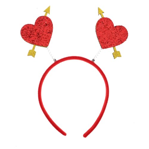Anneome Glitzerndes Herz Stirnband Valentinstag Haarreif Pailletten Kopfschmuck Komfortabel Rutschfest für Hochzeit Party Feier Accessoire Anneome Glitzerndes Herz Stirnband Valentinstag Haarreif Pailletten Kopfschmuck Komfortabel Rutschfest für Hochzeit Party Feier Accessoire von Anneome