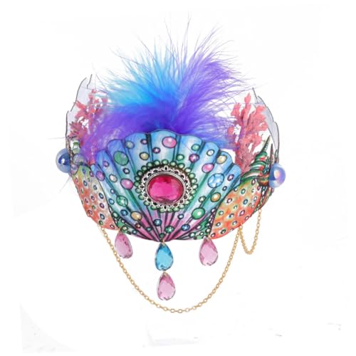 Anneome Halloween Stirnband Damen Elastisches Leichtes Haarschmuck mit Muschel Korallendesign Feines Handwerk für Party Fotorequisiten Cosplay und Festliche Anlässe Anneome Halloween Stirnband Damen Elastisches Leichtes Haarschmuck mit Muschel Korallendesign Feines Handwerk für Party Fotorequisiten Cosplay und Festliche Anlässe von Anneome