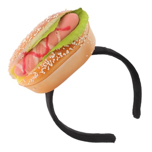 Anneome Lustiger Hamburger Haarreif mit Realistischer Simulation Elastischem Band für Bequemen Sitz Food Accessoire für Halloween Geburtstagsfeiern und Festivalkostüme Anneome Lustiger Hamburger Haarreif mit Realistischer Simulation Elastischem Band für Bequemen Sitz Food Accessoire für Halloween Geburtstagsfeiern und Festivalkostüme von Anneome