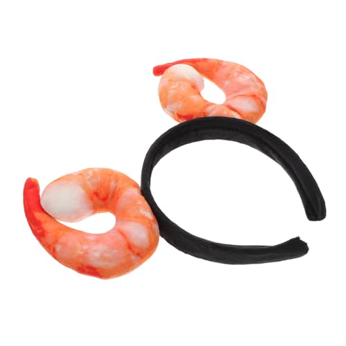 Anneome Lustiger Shrimp Haarreif Stirnband für Kostüm Party Cosplay Meeres Themenfest Streaming Accessoire für Damen und Herren Spaßiger Kopfschmuck Anneome Lustiger Shrimp Haarreif Stirnband für Kostüm Party Cosplay Meeres Themenfest Streaming Accessoire für Damen und Herren Spaßiger Kopfschmuck von Anneome