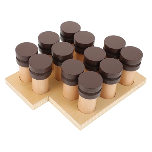 Anneome Montessori Holzspielzeug Olfaktorisches Lernspielzeug für Kleinkinder Sensorisches Trainingsspielzeug Kompakt Langlebig Sichere Glatte Oberfläche für Ab Jahr Anneome Montessori Holzspielzeug Olfaktorisches Lernspielzeug für Kleinkinder Sensorisches Trainingsspielzeug Kompakt Langlebig Sichere Glatte Oberfläche für Ab Jahr von Anneome