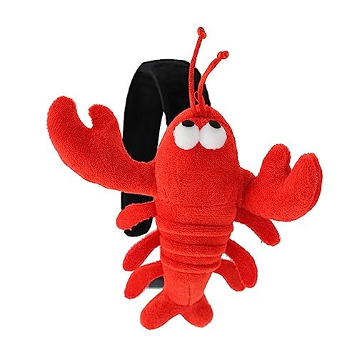 Anneome Rotes Haarband Krabbenform Unterhaltsames Stirnband für Frauen Langlebiger Haarreif für Halloween Party und Alltag Breiter Bequemer Kopfschmuck für Mädchen von Anneome