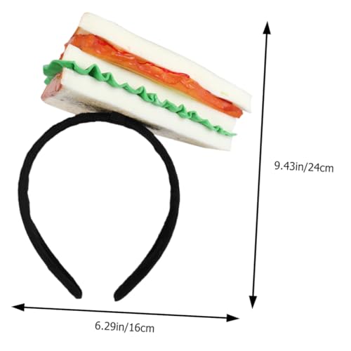 Anneome Sandwich Haarband Leichtes Langlebiges Haaraccessoire Farbenfrohes Party Stirnband Foto Requisite Bequemes Haarschmuck für Indoor Haar Deko von Anneome