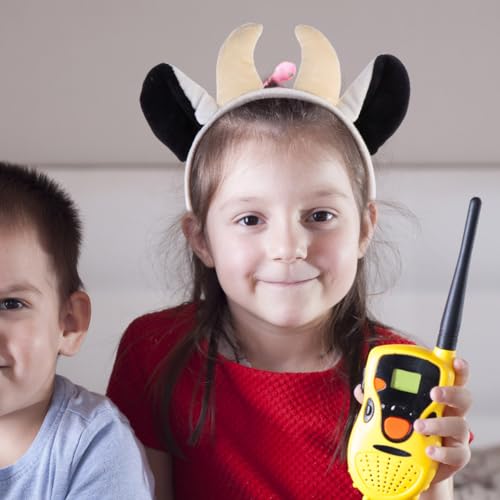 Anneome Schwarzes Weiß Kuhhörner Haarreif Tier Ohren Haarband Party Kostüm Accessoire für Halloween und Karneval und Erwachsene von Anneome