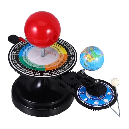 Anneome Solarsystem Drei Sphere Instrument Sun Moon Erde Modell Realistisches Planetary Motion Bildungsinstrument Für Den Unterrichtsgebrauch von Anneome