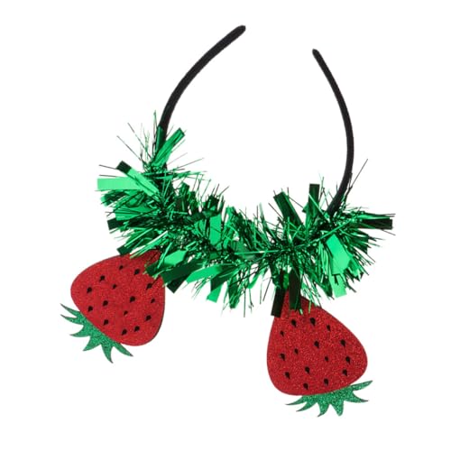 Anneome Strawberry Headband mit Glänzender Auffälliges Party Haarband für Mädchen Tropisch Inspiriertes Design Vielseitiges Kostüm Accessoire für Auftritte und Fotosessions Anneome Strawberry Headband mit Glänzender Auffälliges Party Haarband für Mädchen Tropisch Inspiriertes Design Vielseitiges Kostüm Accessoire für Auftritte und Fotosessions von Anneome