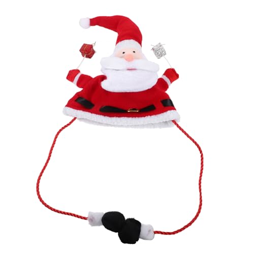 Anneome Weihnachtsmütze Santa Claus Hut Lustige Weihnachtsmütze Erwachsene Party Dekoration Fotorequisite Weicher Komfortabler Weihnachtsmann Hut für Weihnachten Feier von Anneome